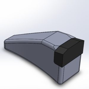 Anschweißzahn 64x25x33