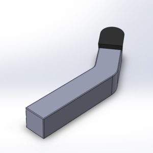 Fräszahn passend für Carlton, links