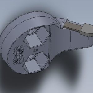 Fräszahn passend für Stubbenfräse, rechts