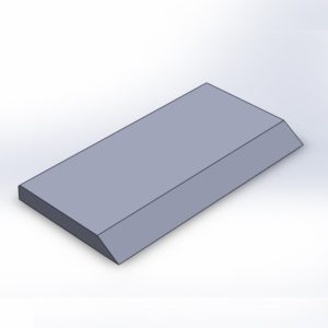 Klinge 124x62x8 passend für Eschlböck