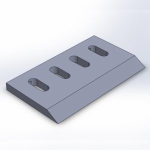 Klinge 228x130x15 passend für Greentec