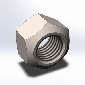 Mutter M16x1,5-KL10 DIN980vm