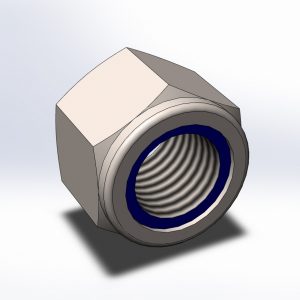 Sicherungsmutter Nylon 1/2" UNC-6/8" DIN985