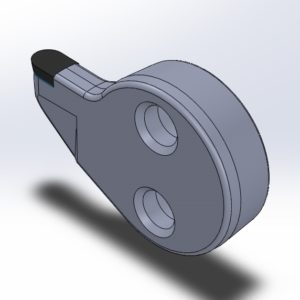 Fräszahn passend für Rayco, gerade links