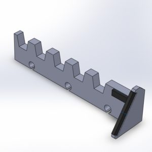 Trommelabstreifer Rechte Seite mit Hartmetall