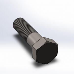 Sechskantschraube M24x3x90-KL12.9 DIN931