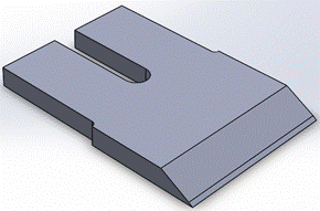 Klinge 164,5x235x20 35° passend für Mus-Max