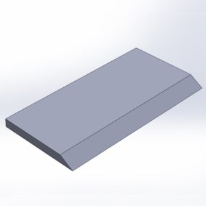 Klinge 205x100x10 passend für Albach