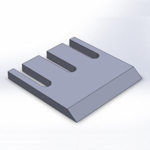 Klinge 220x220x20 36° passend für Doppstadt