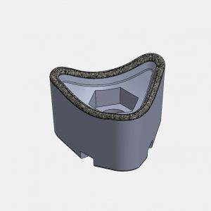 Schlägerkopf passend für Komptech