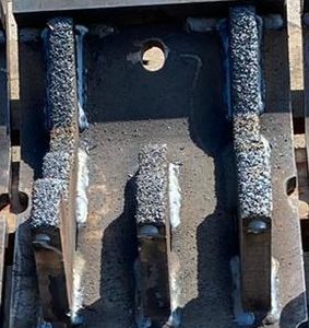 vorderer Abstreifkamm Mittelteil, gekantet, 3-teilig